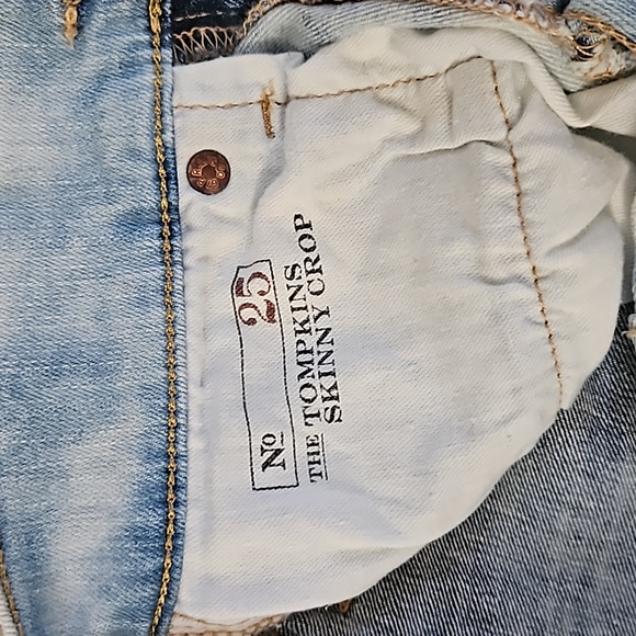 Polo Ralph Lauren Skinny Crop Bleached Woman's Jeans. Sz: 25. EUC - Picture 3 of 12